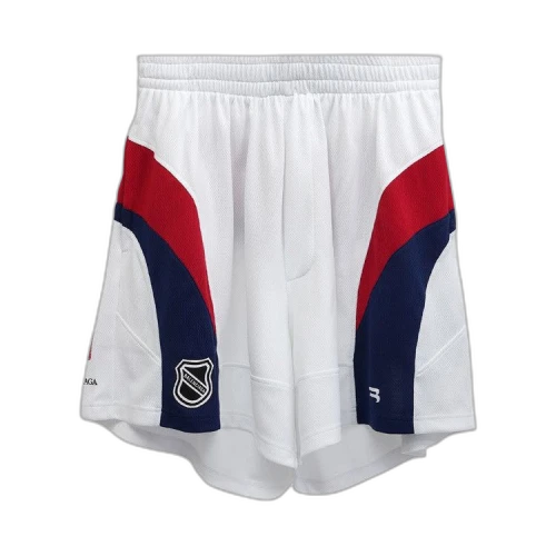 Balenciaga Hockey Shorts 'White/Red/Ink'