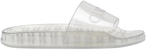 Gucci Persuit Rubber Slides Transparent