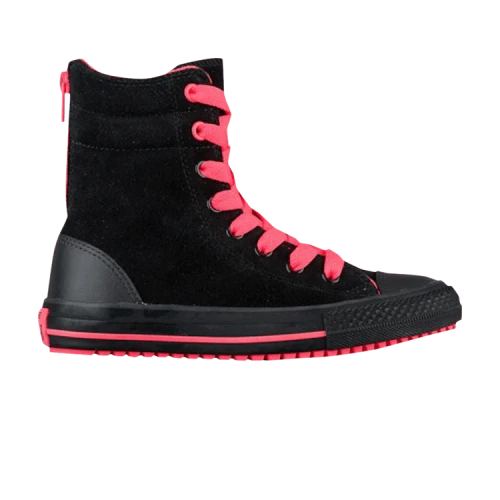 Converse Chuck Taylor All Star Hi-Rise Boot X-Hi GS 'Black Hot Punch'