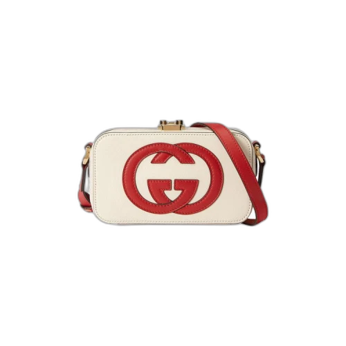 Gucci Card Case 'Mystic White/Hibiscus Red'
