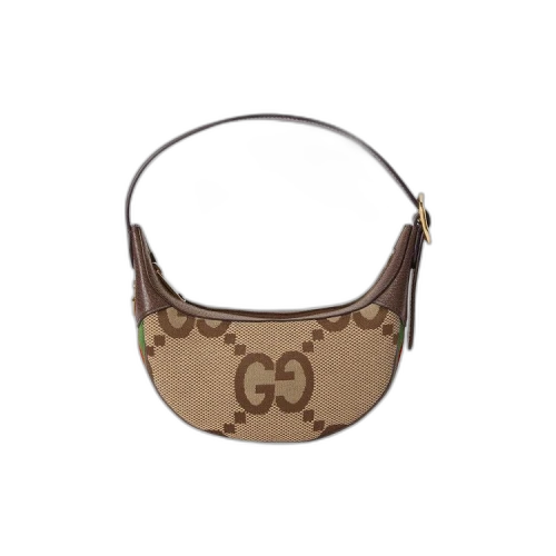Gucci Ophidia Jumbo GG Mini Bag 'Camel/Ebony'