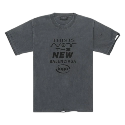 Balenciaga Organic Cotton Tee 'Black'