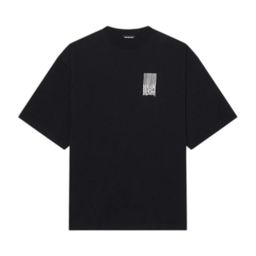 Balenciaga Barcode Wide Fit T-Shirt 'Black'