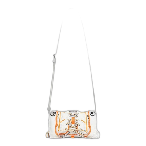 Balenciaga Sneakerhead Phone Holder With Strap 'White/Orange'