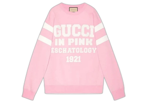 Gucci 25 Gucci Eschatology Sweatshirt Pink