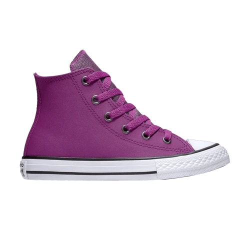 Converse Chuck Taylor All Star High GS 'Graphite Glitter - Icon Violet'