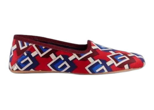 Gucci Graphic Print Slippers Red (Women's)