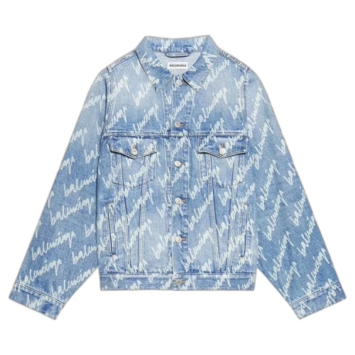 Balenciaga Bell Sleeve Jacket 'Light Blue'