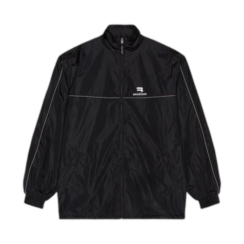 Balenciaga Classic Nylon Track Jacket 'Black'