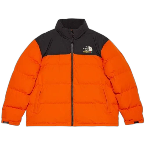 Gucci x The North Face Down Jacket 'Orange/Black'