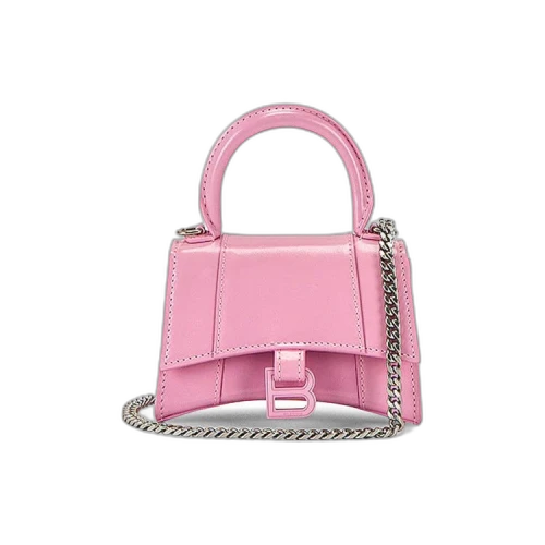 Balenciaga Mini Hourglass Top Handle Bag 'Candy Pink'