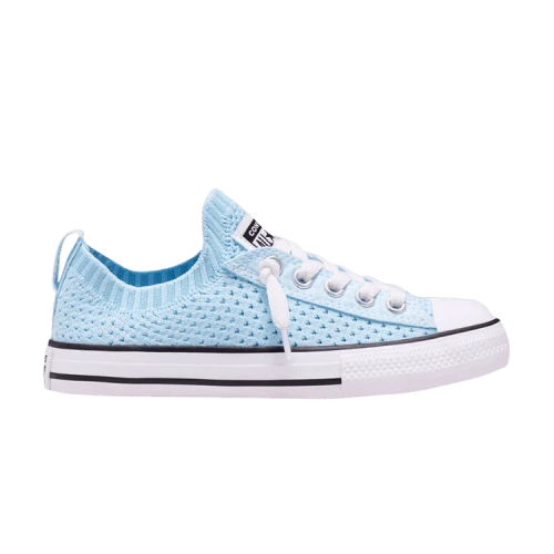 Converse Chuck Taylor All Star Slip Low GS 'Summer Knit - Agate Blue'