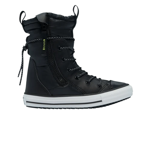 Converse Chuck Taylor All Star MC Boot High GS 'Black Lemon Venom'