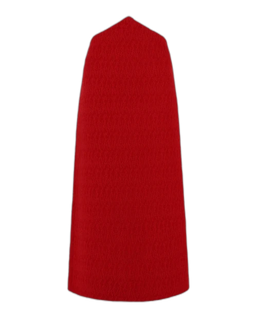 Gucci Wool Blend Midi Skirt Red