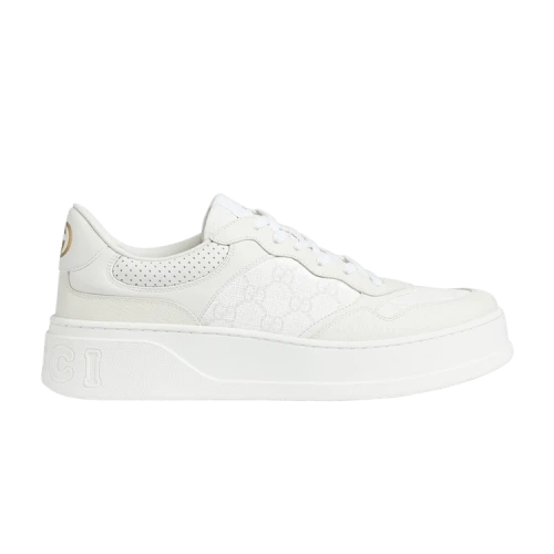 Gucci GG Canvas Trainer 'White Grey'