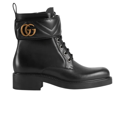 Gucci Ankle Boot 'Double G - Black' (Women's)
