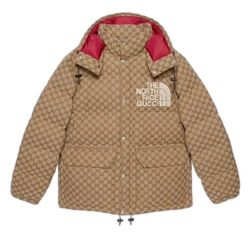 Gucci x The North Face Padded Jacket 'Beige/Ebony'