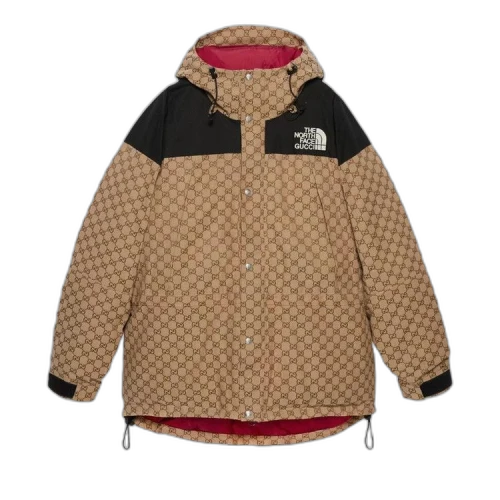 Gucci x The North Face Down Jacket 'Beige/Ebony/Black'