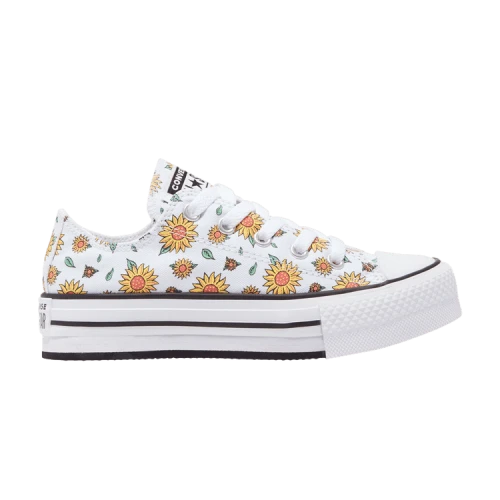 Converse Chuck Taylor All Star EVA Platform Low GS 'Sunflowers'