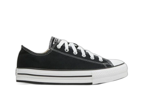 Converse Chuck Taylor All Star EVA Platform Low GS 'Black'