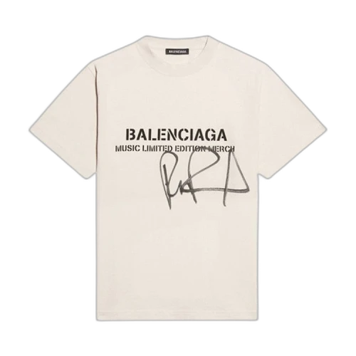 Balenciaga x RuPaul Small Fit Tee 'Chalky White/Washed Black'