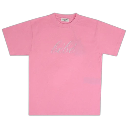 Balenciaga Logo T-Shirt 'Pink'