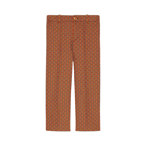 Gucci Kids Geometric Pattern Pants 'Blue'