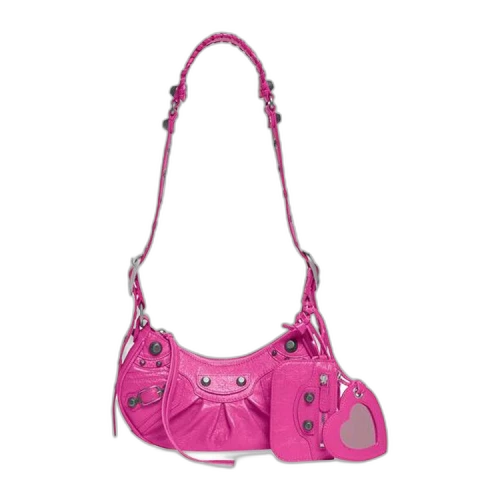 Balenciaga XS Le Cagole Shoulder Bag 'Hot Pink'