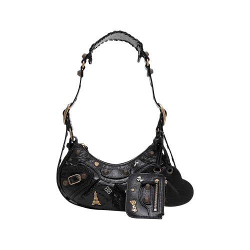 Balenciaga XS Le Cagole Shoulder Bag 'Black'