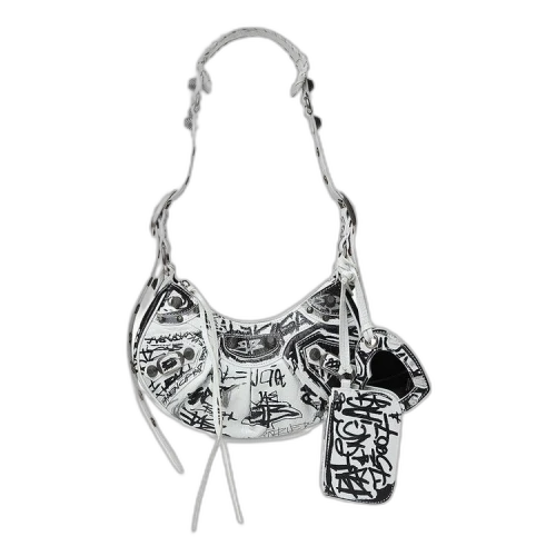Balenciaga Le Cagole Shoulder Bag XS 'Optic White'