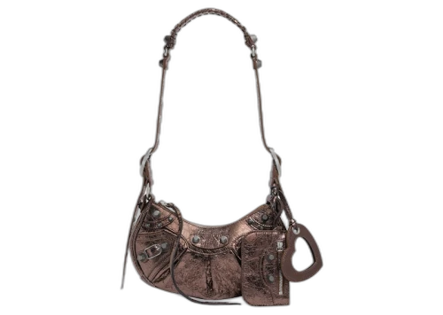 Balenciaga Le Cagole XS Shoulder Bag Metallized Bonze