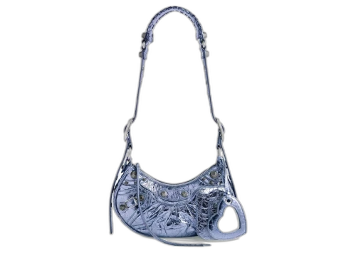 Balenciaga Le Cagole XS Shoulder Bag Metallized Purple