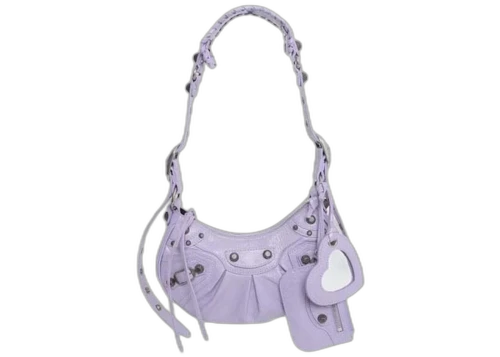 Balenciaga Le Cagole Shoulder Bag XS Lilac