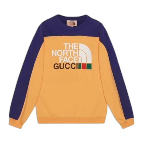Gucci x The North Face Sweatshirt 'Yellow/Blue'