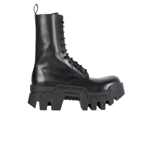 Balenciaga Bulldozer Lace-Up Boot 'Black' (Women's)
