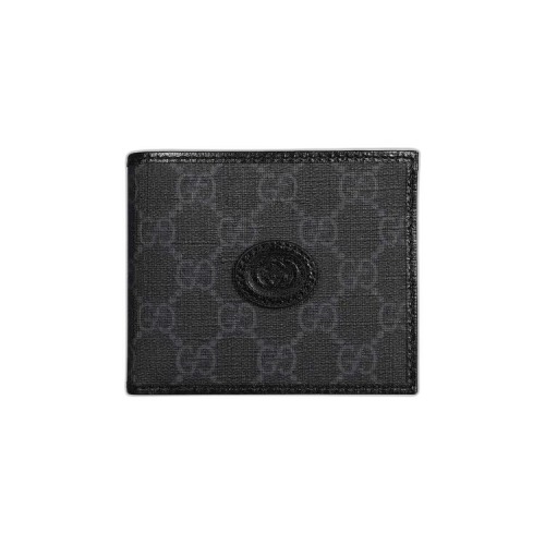 Gucci Wallet With Interlocking G 'Black/Black'