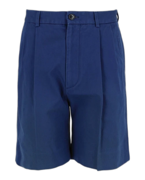 Gucci Pineapple Embroidered Shorts Blue