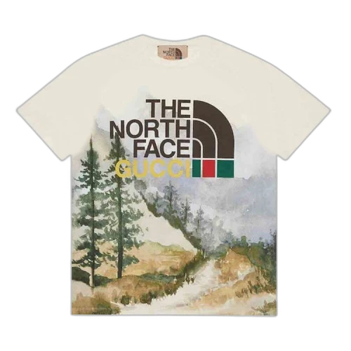Gucci x The North Face T-Shirt 'Trail Print'