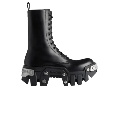 Balenciaga Bulldozer Lace-up Boot 'Black'