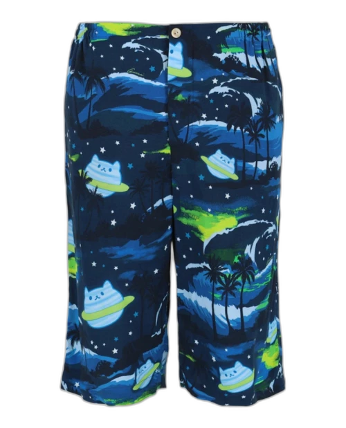 Gucci Bananya Print Shorts Blue