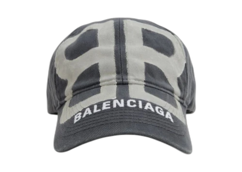 Balenciaga BB Sprayed Cap Grey
