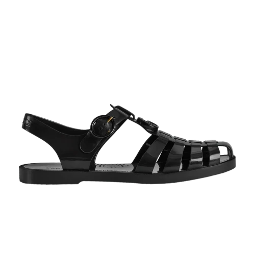 Gucci GG Fisherman Sandal 'Black'