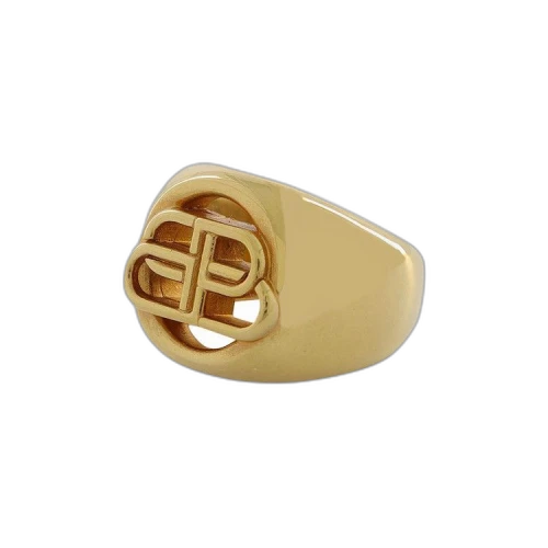 Balenciaga BB Signet Ring 'Gold'
