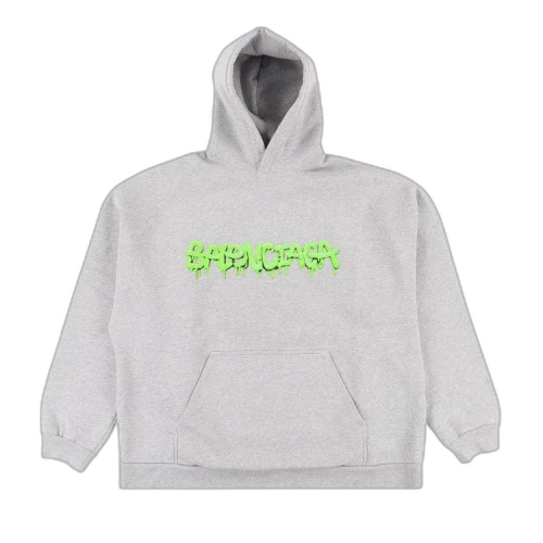 Balenciaga Slime Logo Hoodie 'Grey'