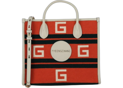 Gucci Pyeongchang Small Embroidered Tote Multi