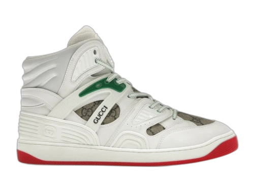 Gucci Basket White Demetra Red (Women's)