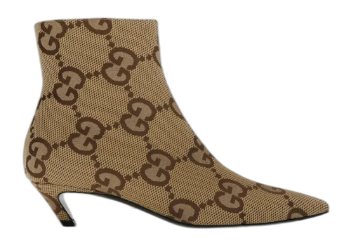 Gucci Low Heel Boots Beige (Women's)