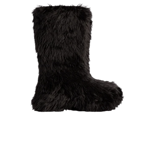 Crocs x Balenciaga Boot 'Black Fur'