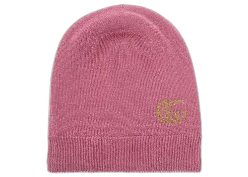 Gucci GG Logo Beanie Pink