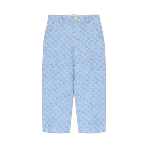 Gucci Kids Jacquard Pants 'Blue'